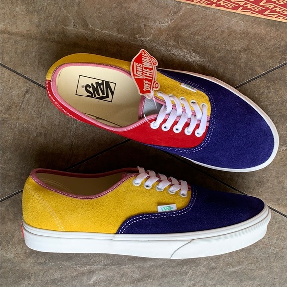 •VANS AUTHENTIC SUNSHINE Multi/True White Men’s - Picture 15 of 16